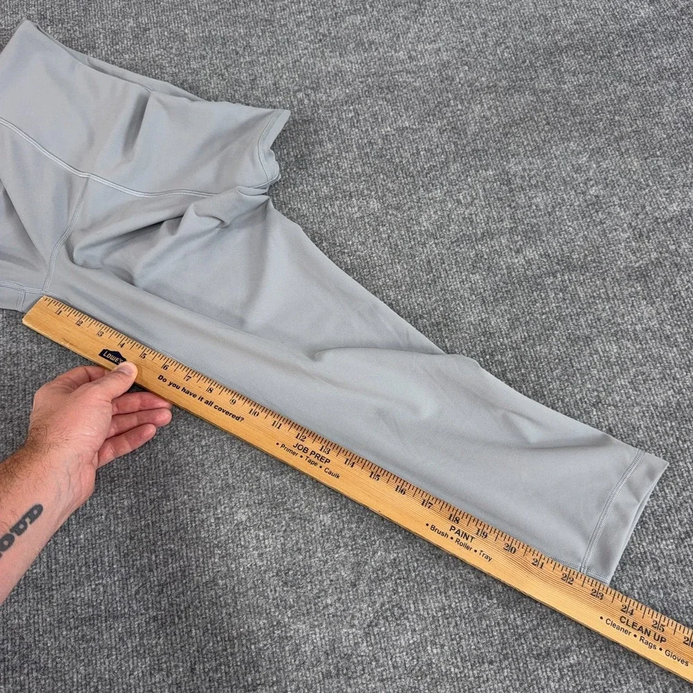 Lululemon Leggings Women 12 Rhino Gray Wunder Train High Rise Crop 23